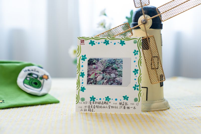 漢印拍立得作品 沙漠里的綠色精靈